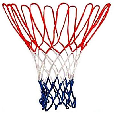 Basketbalnet rood/wit/blauw (LOS NET)