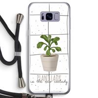 Kamerplant op vensterruit: Samsung Galaxy S8 Transparant Hoesje met koord