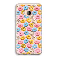 Pink donuts: HTC U Play Transparant Hoesje