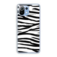 Zebra pattern: Xiaomi Mi 11 Lite Transparant Hoesje
