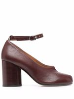 Maison Margiela escarpins Mary Jane Tabi 80 mm - Marron - thumbnail