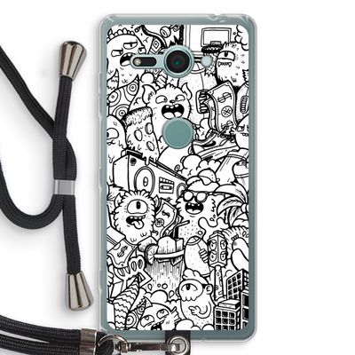 Vexx City #2: Sony Xperia XZ2 Compact Transparant Hoesje met koord