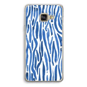 Blauwe nerven: Samsung Galaxy A3 (2016) Transparant Hoesje