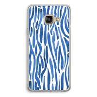 Blauwe nerven: Samsung Galaxy A3 (2016) Transparant Hoesje