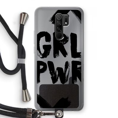 Girl Power #2: Xiaomi Redmi 9 Transparant Hoesje met koord