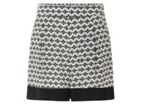esmara Korte dames broek (Zwart/wit, M (40/42))