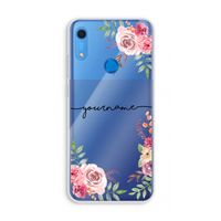 Rozen: Huawei Y6s Transparant Hoesje
