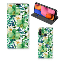Samsung Galaxy A20s Smart Cover Orchidee Groen
