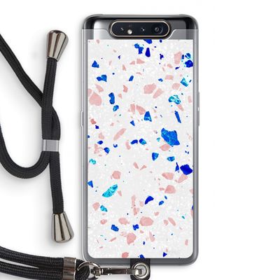 Terrazzo N°6: Samsung Galaxy A80 Transparant Hoesje met koord