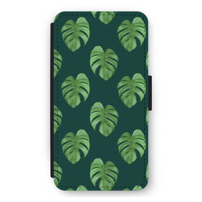 Monstera leaves: iPhone 12 mini Flip Hoesje