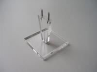 Acryl-hakstandaard - prikker hoog 80 mm