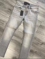 Indigo Denim - Heren Jeans - Grijs - Indigo Denim - Lengte 32