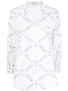 Kimhekim chemise à imprimé chaîne - Blanc