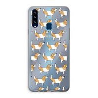 Doggy: Samsung Galaxy A20s Transparant Hoesje Doggy: Samsung Galaxy A20s Transparant Hoesje