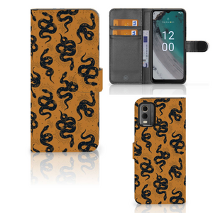 Telefoonhoesje met Pasjes voor Nokia C32 Snakes