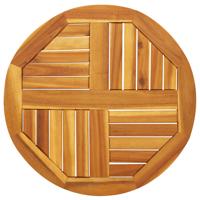Tafelblad rond Ø 60x2 cm massief acaciahout
