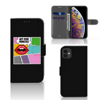 Apple iPhone 11 Wallet Case met Pasjes Popart Princess - thumbnail