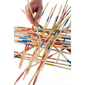 Mikado spel jumbo size - 50 cm - doosje met sticks