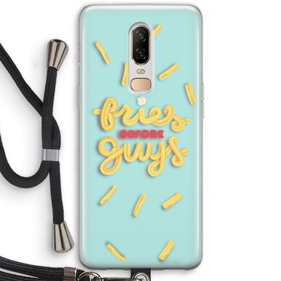 Always fries: OnePlus 6 Transparant Hoesje met koord