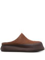 Jacquemus mules à design bicolore - Marron