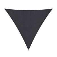 Shadow Comfort driehoek 5x5x5m Carbon Grey met bevestigingsset - thumbnail