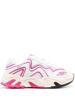 MSGM baskets à empiècements - Blanc