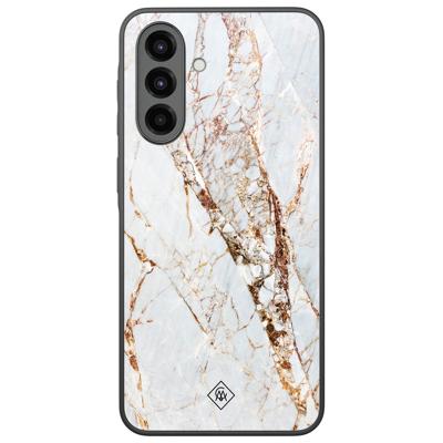Samsung Galaxy A36 hoesje - Marmer goud