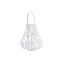Lykta DKD Home Decor Wit Multicolour Metaal Bamboe Kristal Stads 30 x 40 cm 29 x 29 x 34 cm