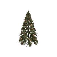 Kerstboom Home ESPRIT Rood Groen PVC 120 x 120 x 210 cm