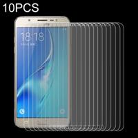 10 stuks 0 26 mm 9 H + oppervlaktehardheid 2.5D explosieveilige gehard glas Film voor Galaxy J7 / J700