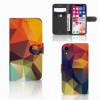 Apple iPhone Xr | Book Case | Polygon Color