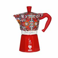 Percolator Bialetti MOKA EXPRESS D&G 6T Rood Zilverkleurig Aluminium 6 Kopjes