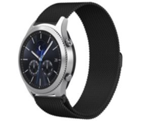 Samsung Gear S3 Milanese bandje - zwart