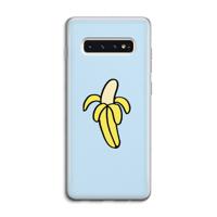Banana: Samsung Galaxy S10 4G Transparant Hoesje - thumbnail