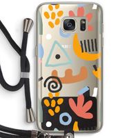 Abstract: Samsung Galaxy S7 Transparant Hoesje met koord