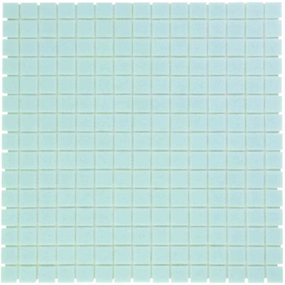 The Mosaic Factory Amsterdam Mozaiek Tegel Vierkant - Licht Blauw Glas Basic 322x322 mm