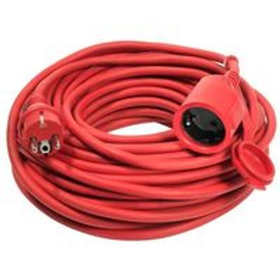 Schwabe Verlengkabel Rubber H05RR-F 3x1,5 rood IP44 10m