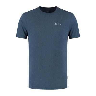 Blue loop Denimcel Beach Vibes T-shirt Heren Indigo S