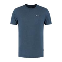 Blue loop Denimcel Beach Vibes T-shirt Heren Indigo S