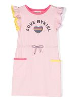 SONIA RYKIEL ENFANT robe Fancy à manches volantées - Rose