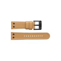TW Steel horlogeband TWB66L Leder Bruin 24mm + wit stiksel - thumbnail