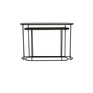 Light&living Side table S/2 max 118x28x81 cm BOCOV antiek brons-zwart