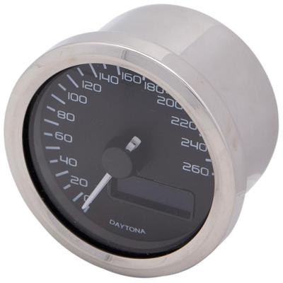 DAYTONA Speedometer velona,sw led-blue 260km/h
