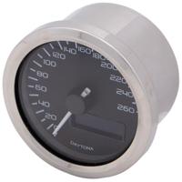 DAYTONA Speedometer velona,sw led-blue 260km/h