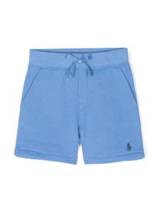 POLO RALPH LAUREN KIDS short à motif Polo Pony brodé - Bleu