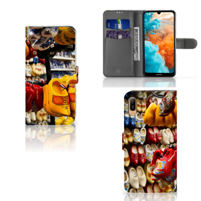 Huawei Y6 (2019) | Flip Cover | Klompen | Portemonnee hoesje