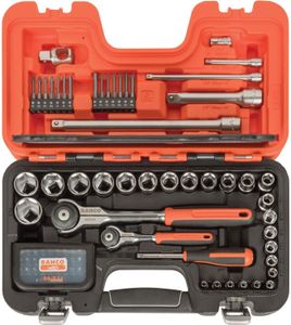 Bahco SW79 | 79-delig Dopsleutelset 1/4" - 1/2" | SW79 - Met scharnierende ratelkop