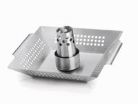 RVS gevogeltehouder en wok - Napoleon grills