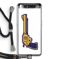 Pew Pew Pew: Samsung Galaxy A80 Transparant Hoesje met koord