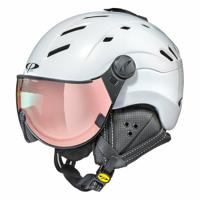 CP Camurai skihelm wit - meekleurend & polariserend vizier - keuze uit 6 stuks!